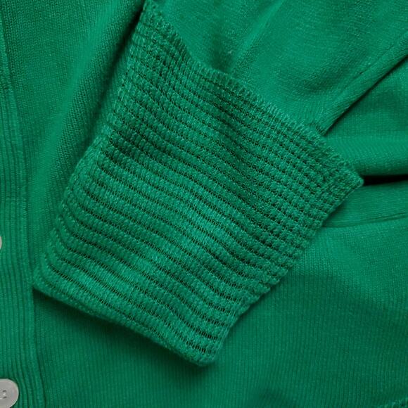 Vintage La Mode Du Golf Large Green Retro Classic Luxury Golf Cardi Long Cuffs L - Picture 7 of 9